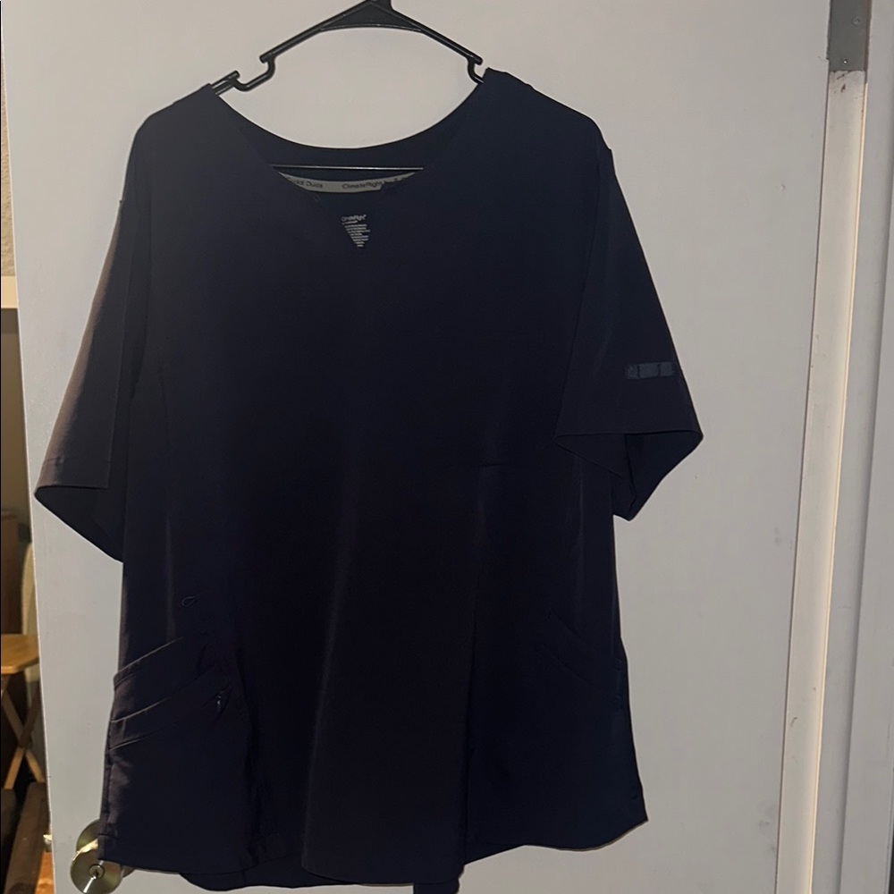 ClimateRight Navy Scrub Top